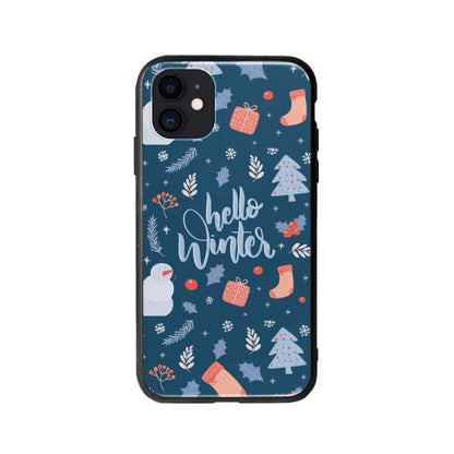 Coque Pour iPhone 12 "Hello Winter" - Coque Wiqeo 10€-15€, Estelle Adam, iPhone 12, Motif Wiqeo, Déstockeur de Coques Pour iPhone