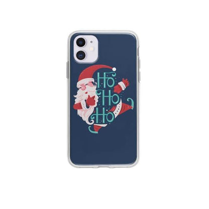 Coque Pour iPhone 12 Ho Ho Ho Père Noël - Coque Wiqeo 10€-15€, Estelle Adam, iPhone 12, Motif, Noël Wiqeo, Déstockeur de Coques Pour iPhone