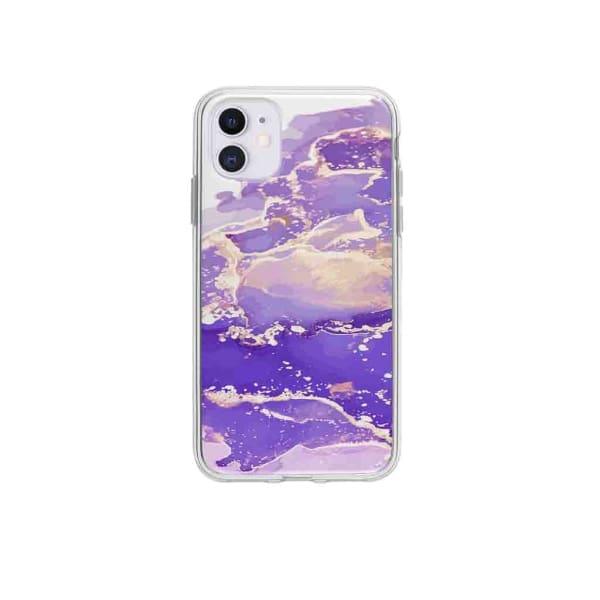 Coque Pour iPhone 12 Liquide Mauve - Coque Wiqeo 10€-15€, Estelle Adam, iPhone 12, Motif Wiqeo, Déstockeur de Coques Pour iPhone