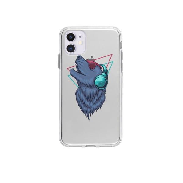 Coque Pour iPhone 12 Loup Extatique - Coque Wiqeo 10€-15€, Estelle Adam, Illustration, iPhone 12, Motif Wiqeo, Déstockeur de Coques Pour iPhone