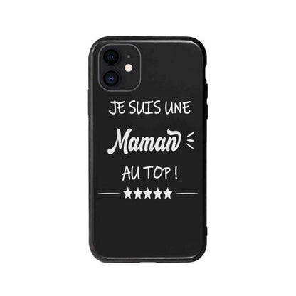 Coque Pour iPhone 12 "Maman au Top" - Coque Wiqeo 10€-15€, Géraud Fournier, iPhone 12, Mignon Wiqeo, Déstockeur de Coques Pour iPhone