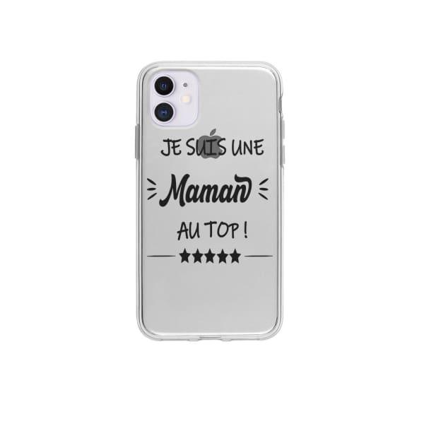 Coque Pour iPhone 12 "Maman au Top" - Coque Wiqeo 10€-15€, Géraud Fournier, iPhone 12, Mignon Wiqeo, Déstockeur de Coques Pour iPhone