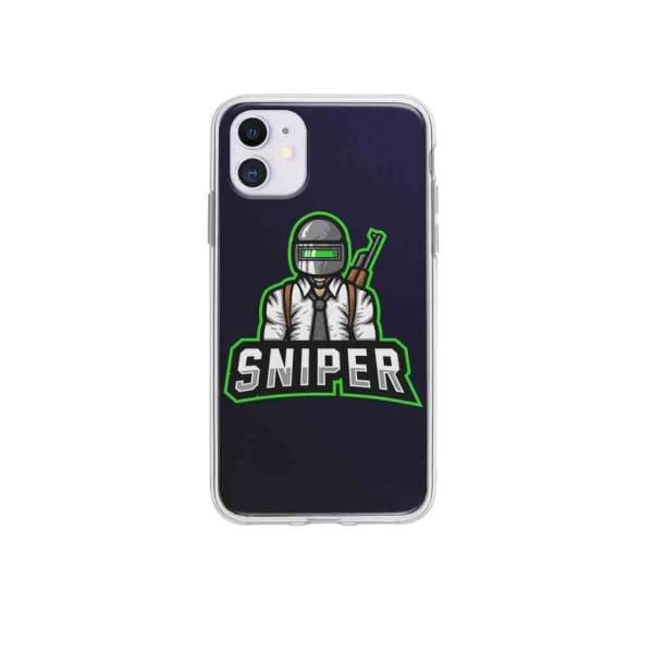 Coque Pour iPhone 12 Mascotte Sniper - Coque Wiqeo 10€-15€, Estelle Adam, Illustration, iPhone 12 Wiqeo, Déstockeur de Coques Pour iPhone