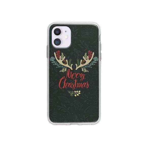 Coque Pour iPhone 12 Max "Merry Christmas" - Coque Wiqeo 10€-15€, Estelle Adam, Illustration, iPhone 12 Max Wiqeo, Déstockeur de Coques Pour iPhone