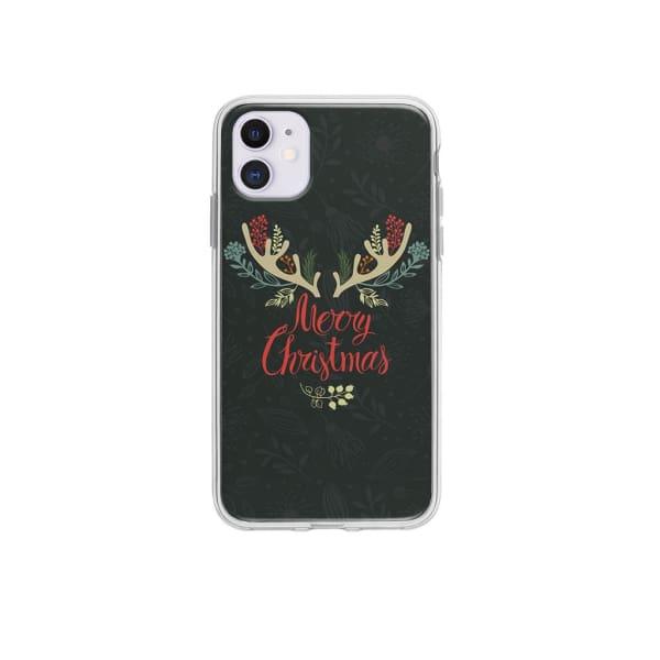 Coque Pour iPhone 12 "Merry Christmas" - Coque Wiqeo 10€-15€, Estelle Adam, Illustration, iPhone 12 Wiqeo, Déstockeur de Coques Pour iPhone