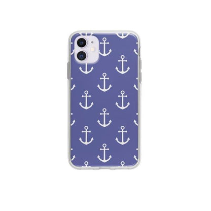 Coque Pour iPhone 12 Motif Ancres - Coque Wiqeo 10€-15€, Estelle Adam, iPhone 12, Motif Wiqeo, Déstockeur de Coques Pour iPhone