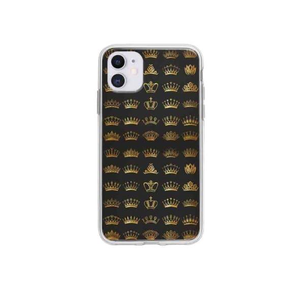 Coque Pour iPhone 12 Motif Couronnes - Coque Wiqeo 10€-15€, Estelle Adam, iPhone 12, Motif Wiqeo, Déstockeur de Coques Pour iPhone