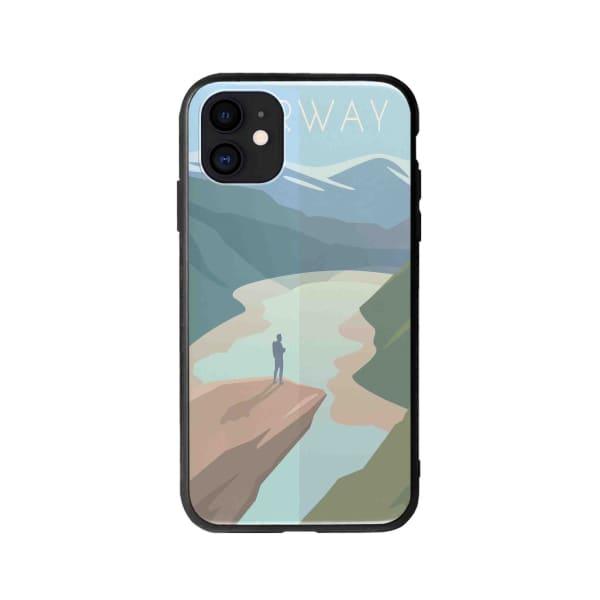 Coque Pour iPhone 12 Norvège - Coque Wiqeo 10€-15€, Illustration, iPhone 12, Robert Guillory, Voyage Wiqeo, Déstockeur de Coques Pour iPhone