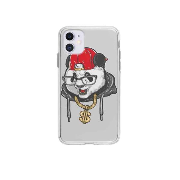 Coque Pour iPhone 12 Panda Hiphop - Coque Wiqeo 10€-15€, Animaux, Estelle Adam, Illustration, iPhone 12 Wiqeo, Déstockeur de Coques Pour iPhone