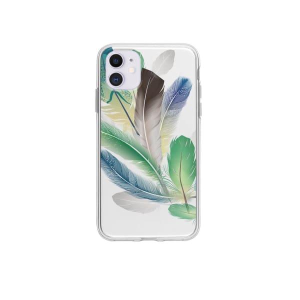 Coque Pour iPhone 12 Plumes - Coque Wiqeo 10€-15€, Estelle Adam, Illustration, iPhone 12 Wiqeo, Déstockeur de Coques Pour iPhone