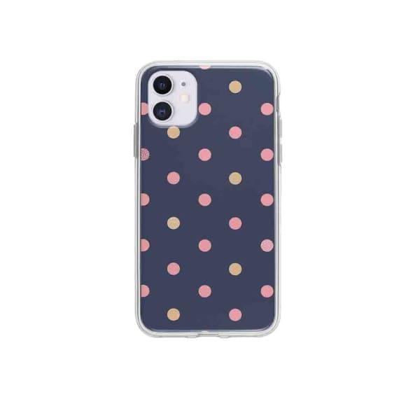 Coque Pour iPhone 12 Point de Vague - Coque Wiqeo 10€-15€, Estelle Adam, iPhone 12, Motif Wiqeo, Déstockeur de Coques Pour iPhone