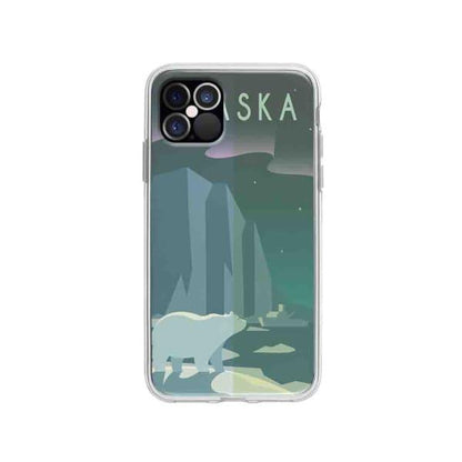 Coque Pour iPhone 12 Pro Alaska - Coque Wiqeo 10€-15€, Estelle Adam, Illustration, iPhone 12 Pro, Voyage Wiqeo, Déstockeur de Coques Pour iPhone