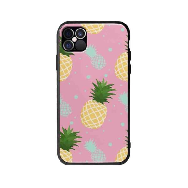 Coque Pour iPhone 12 Pro Ananas - Coque Wiqeo 10€-15€, Estelle Adam, iPhone 12 Pro, Motif Wiqeo, Déstockeur de Coques Pour iPhone