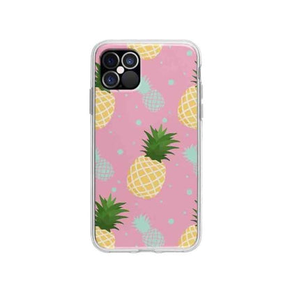 Coque Pour iPhone 12 Pro Ananas - Coque Wiqeo 10€-15€, Estelle Adam, iPhone 12 Pro, Motif Wiqeo, Déstockeur de Coques Pour iPhone