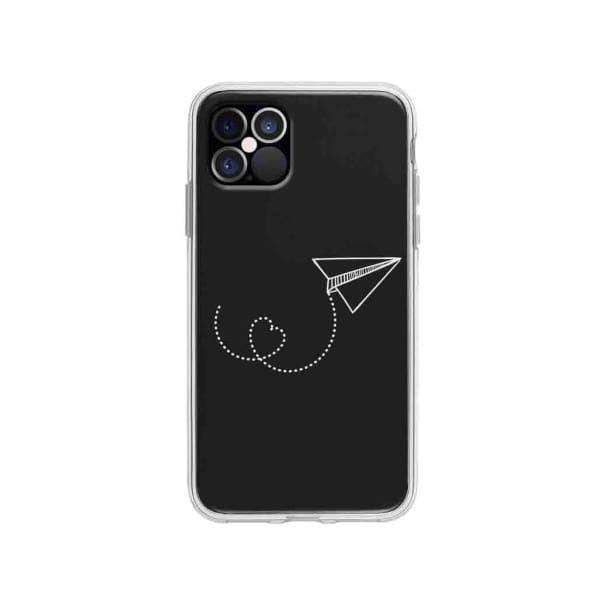 Coque Pour iPhone 12 Pro Avion en Papier - Coque Wiqeo 10€-15€, Estelle Adam, Illustration, iPhone 12 Pro Wiqeo, Déstockeur de Coques Pour iPhone