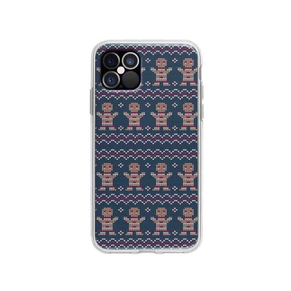 Coque Pour iPhone 12 Pro Biscuit de Noël Tricoté - Coque Wiqeo 10€-15€, Estelle Adam, iPhone 12 Pro, Motif, Noël Wiqeo, Déstockeur de Coques Pour iPhone