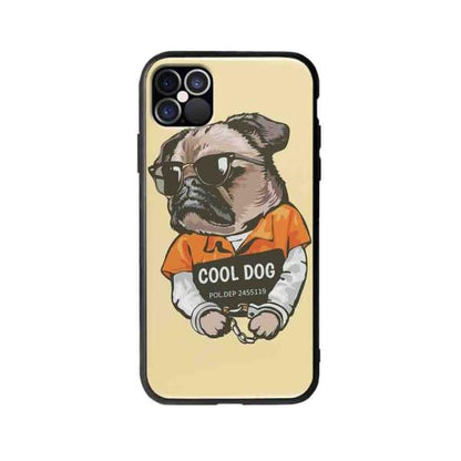 Coque Pour iPhone 12 Pro Carlin Prisonnier - Coque Wiqeo 10€-15€, Animaux, Estelle Adam, Illustration, iPhone 12 Pro Wiqeo, Déstockeur de Coques Pour iPhone