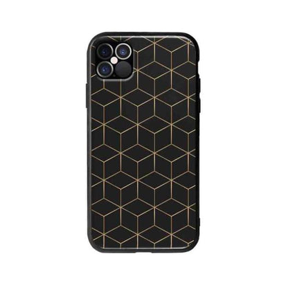 Coque Pour iPhone 12 Pro Cubes et Hexagones - Coque Wiqeo 10€-15€, Estelle Adam, iPhone 12 Pro, Motif Wiqeo, Déstockeur de Coques Pour iPhone