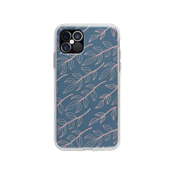 Coque Pour iPhone 12 Pro Feuillage - Coque Wiqeo 10€-15€, Estelle Adam, Feuilles, iPhone 12 Pro, Motif Wiqeo, Déstockeur de Coques Pour iPhone