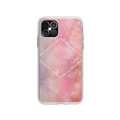 Coque Pour iPhone 12 Pro Galaxie Rose - Coque Wiqeo 10€-15€, Estelle Adam, Illustration, iPhone 12 Pro, Motif Wiqeo, Déstockeur de Coques Pour iPhone