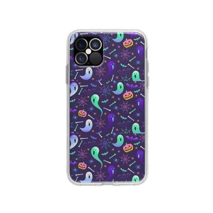 Coque Pour iPhone 12 Pro Halloween Fantôme - Coque Wiqeo 10€-15€, Estelle Adam, iPhone 12 Pro, Motif Wiqeo, Déstockeur de Coques Pour iPhone