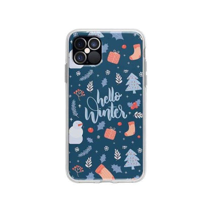 Coque Pour iPhone 12 Pro "Hello Winter" - Coque Wiqeo 10€-15€, Estelle Adam, iPhone 12 Pro, Motif Wiqeo, Déstockeur de Coques Pour iPhone