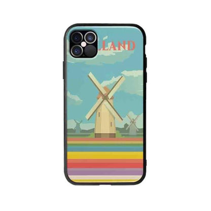 Coque Pour iPhone 12 Pro Hollande - Coque Wiqeo 10€-15€, Illustration, iPhone 12 Pro, Robert Guillory, Voyage Wiqeo, Déstockeur de Coques Pour iPhone