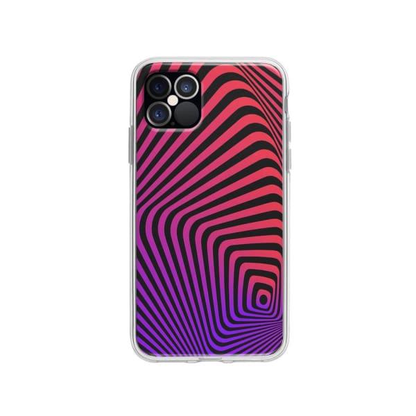 Coque Pour iPhone 12 Pro Illusion Entortillée - Coque Wiqeo 10€-15€, Estelle Adam, iPhone 12 Pro, Motif Wiqeo, Déstockeur de Coques Pour iPhone