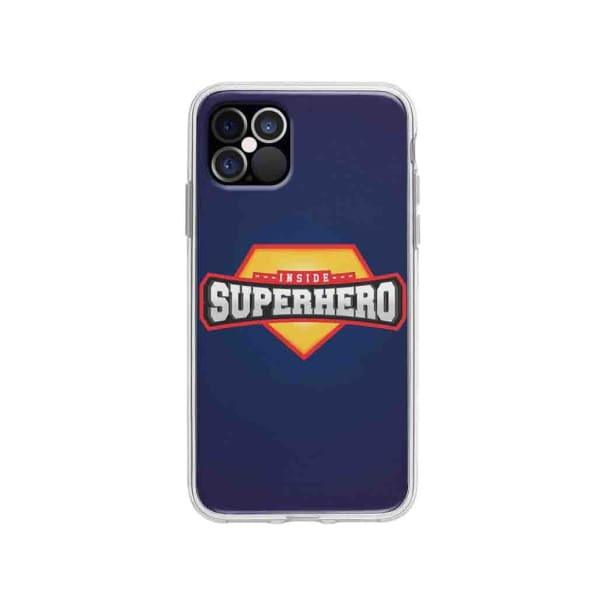 Coque Pour iPhone 12 Pro "Inside Superhero" - Coque Wiqeo 10€-15€, Estelle Adam, Illustration, iPhone 12 Pro Wiqeo, Déstockeur de Coques Pour iPhone