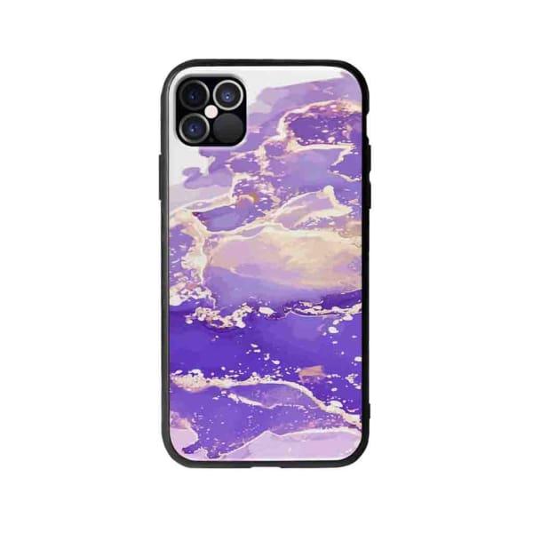 Coque Pour iPhone 12 Pro Liquide Mauve - Coque Wiqeo 10€-15€, Estelle Adam, iPhone 12 Pro, Motif Wiqeo, Déstockeur de Coques Pour iPhone