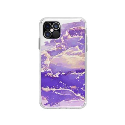 Coque Pour iPhone 12 Pro Liquide Mauve - Coque Wiqeo 10€-15€, Estelle Adam, iPhone 12 Pro, Motif Wiqeo, Déstockeur de Coques Pour iPhone