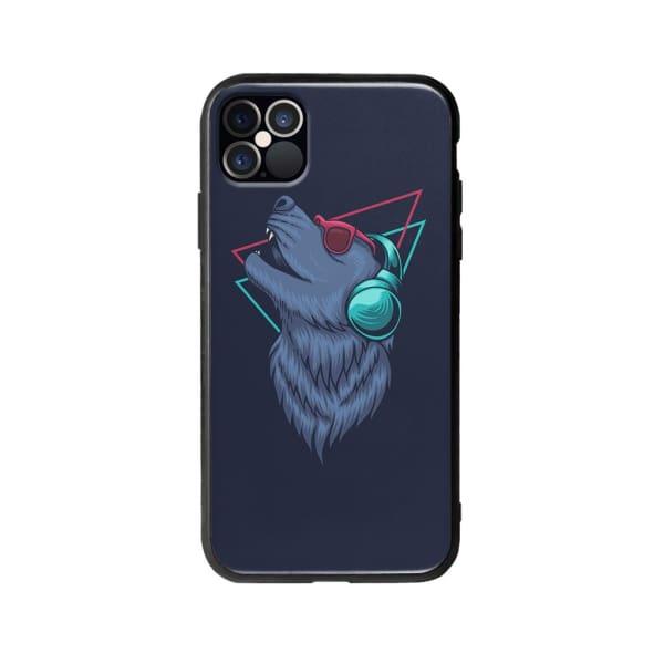 Coque Pour iPhone 12 Pro Loup Extatique - Coque Wiqeo 10€-15€, Estelle Adam, Illustration, iPhone 12 Pro, Motif Wiqeo, Déstockeur de Coques Pour iPhone