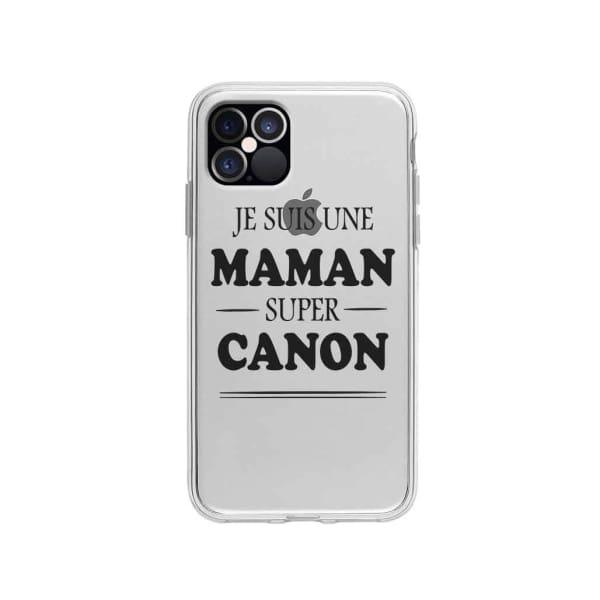 Coque Pour iPhone 12 Pro "Maman Canon" - Coque Wiqeo 10€-15€, Géraud Fournier, iPhone 12 Pro, Mignon Wiqeo, Déstockeur de Coques Pour iPhone