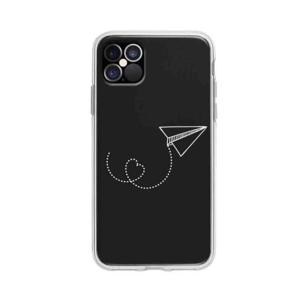 Coque Pour iPhone 12 Pro Max Avion en Papier - Coque Wiqeo 10€-15€, Estelle Adam, Illustration, iPhone 12 Pro Max Wiqeo, Déstockeur de Coques Pour iPhone