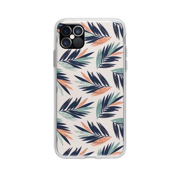 Coque Pour iPhone 12 Pro Max Feuilles Tropicales - Coque Wiqeo 10€-15€, Estelle Adam, Feuilles, iPhone 12 Pro Max, Motif Wiqeo, Déstockeur de Coques Pour iPhone