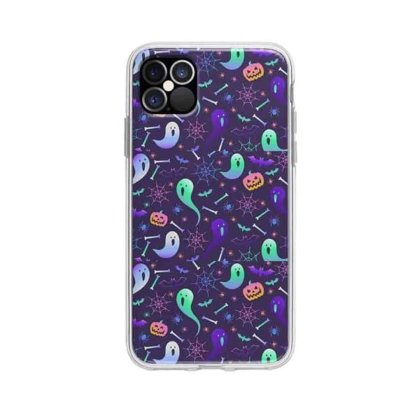 Coque Pour iPhone 12 Pro Max Halloween Fantôme - Coque Wiqeo 10€-15€, Estelle Adam, iPhone 12 Pro Max, Motif Wiqeo, Déstockeur de Coques Pour iPhone