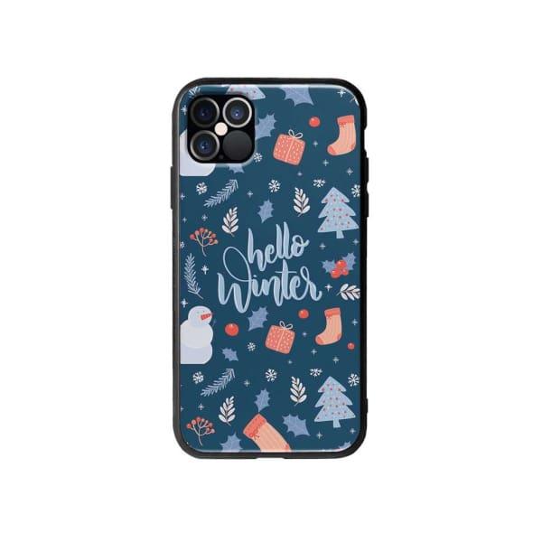 Coque Pour iPhone 12 Pro Max "Hello Winter" - Coque Wiqeo 10€-15€, Estelle Adam, iPhone 12 Pro Max, Motif Wiqeo, Déstockeur de Coques Pour iPhone