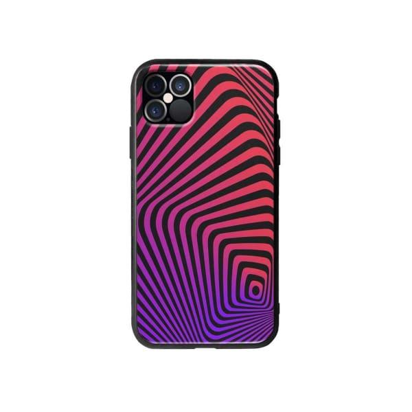 Coque Pour iPhone 12 Pro Max Illusion Entortillée - Coque Wiqeo 10€-15€, Estelle Adam, iPhone 12 Pro Max, Motif Wiqeo, Déstockeur de Coques Pour iPhone