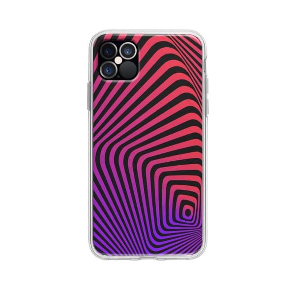 Coque Pour iPhone 12 Pro Max Illusion Entortillée - Coque Wiqeo 10€-15€, Estelle Adam, iPhone 12 Pro Max, Motif Wiqeo, Déstockeur de Coques Pour iPhone