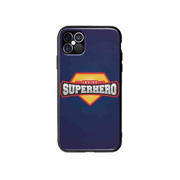 Coque Pour iPhone 12 Pro Max "Inside Superhero" - Coque Wiqeo 10€-15€, Estelle Adam, Illustration, iPhone 12 Pro Max Wiqeo, Déstockeur de Coques Pour iPhone