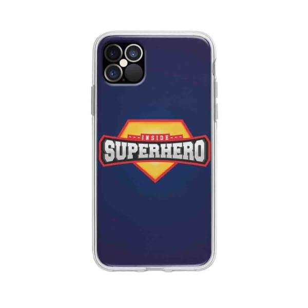 Coque Pour iPhone 12 Pro Max "Inside Superhero" - Coque Wiqeo 10€-15€, Estelle Adam, Illustration, iPhone 12 Pro Max Wiqeo, Déstockeur de Coques Pour iPhone