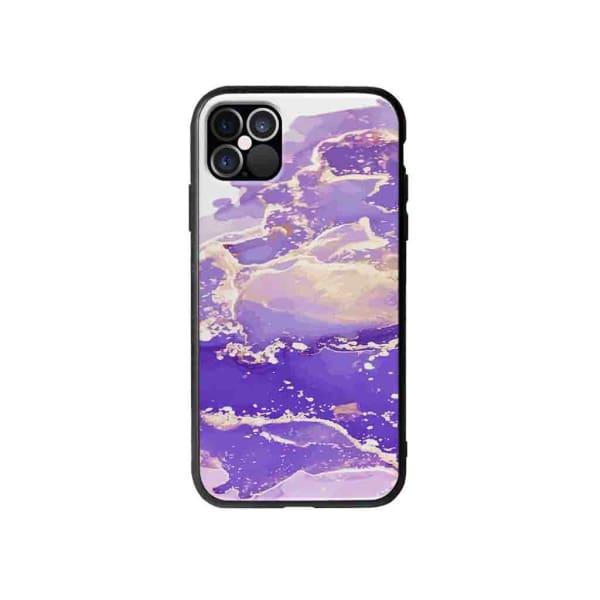 Coque Pour iPhone 12 Pro Max Liquide Mauve - Coque Wiqeo 10€-15€, Estelle Adam, iPhone 12 Pro Max, Motif Wiqeo, Déstockeur de Coques Pour iPhone