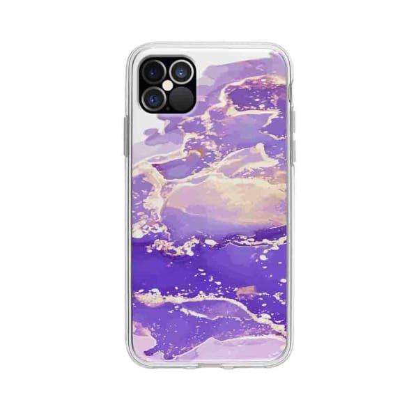 Coque Pour iPhone 12 Pro Max Liquide Mauve - Coque Wiqeo 10€-15€, Estelle Adam, iPhone 12 Pro Max, Motif Wiqeo, Déstockeur de Coques Pour iPhone