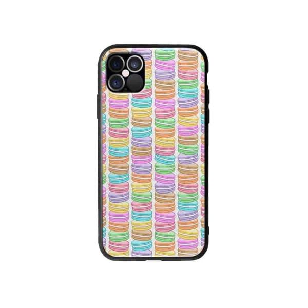 Coque Pour iPhone 12 Pro Max Macarons - Coque Wiqeo 10€-15€, Géraud Fournier, iPhone 12 Pro Max, Mignon, Motif Wiqeo, Déstockeur de Coques Pour iPhone