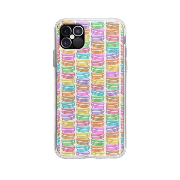 Coque Pour iPhone 12 Pro Max Macarons - Coque Wiqeo 10€-15€, Géraud Fournier, iPhone 12 Pro Max, Mignon, Motif Wiqeo, Déstockeur de Coques Pour iPhone