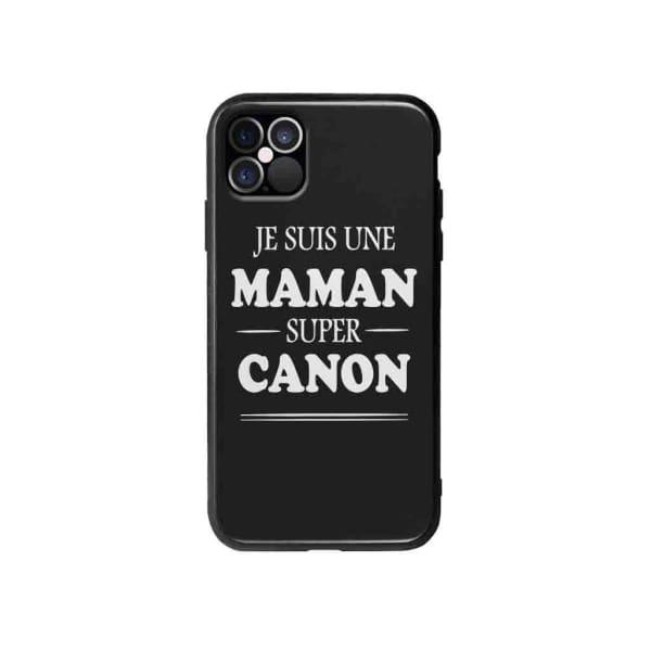 Coque Pour iPhone 12 Pro Max "Maman Canon" - Coque Wiqeo 10€-15€, Géraud Fournier, iPhone 12 Pro Max, Mignon Wiqeo, Déstockeur de Coques Pour iPhone