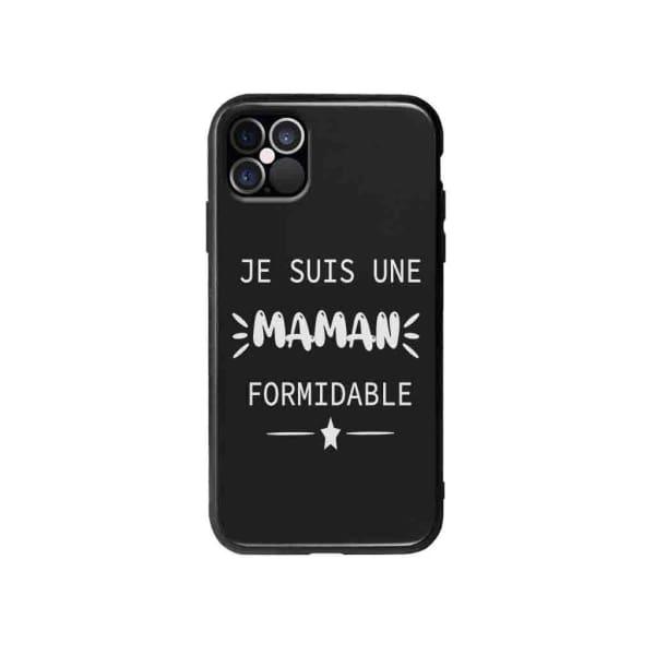 Coque Pour iPhone 12 Pro Max "Maman Formidable" - Coque Wiqeo 10€-15€, Géraud Fournier, iPhone 12 Pro Max, Mignon Wiqeo, Déstockeur de Coques Pour iPhone