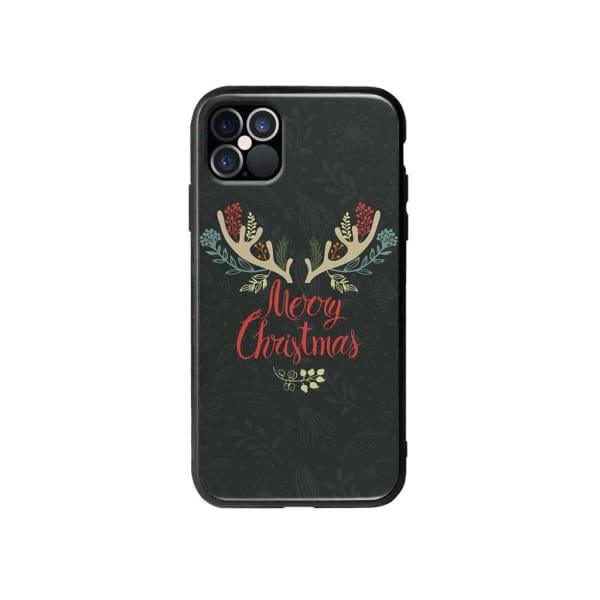 Coque Pour iPhone 12 Pro Max "Merry Christmas" - Coque Wiqeo 10€-15€, Estelle Adam, Illustration, iPhone 12 Pro Max Wiqeo, Déstockeur de Coques Pour iPhone