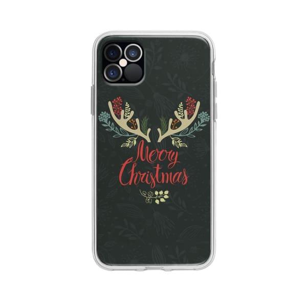 Coque Pour iPhone 12 Pro Max "Merry Christmas" - Coque Wiqeo 10€-15€, Estelle Adam, Illustration, iPhone 12 Pro Max Wiqeo, Déstockeur de Coques Pour iPhone