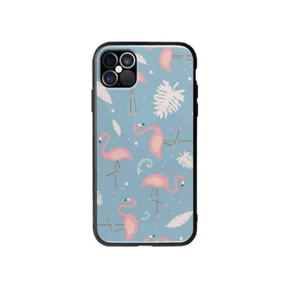 Coque Pour iPhone 12 Pro Max Motif Flamant Rose - Coque Wiqeo 10€-15€, Estelle Adam, Feuilles, iPhone 12 Pro Max, Motif Wiqeo, Déstockeur de Coques Pour iPhone